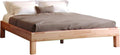 Krok Wood Bett, 100 x 200 cm, Grau, Massivholz Jana in Buche