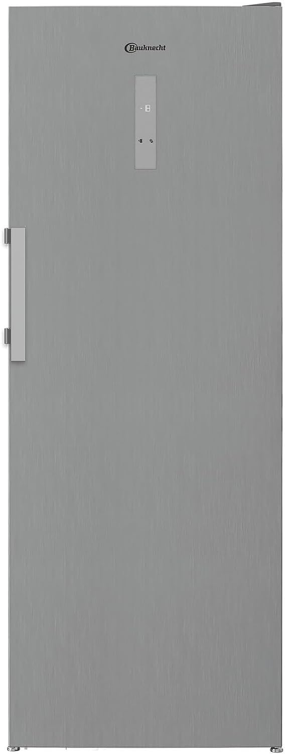 Bauknecht Gefrierschrank, 70 cm, 404 l, Silber, GKN PI19170C NoFrost, Supergefrierfunktion, Touch Display, 6 Gefrierschubladen