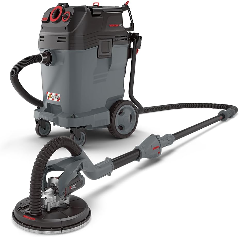 MENZER Tellerschleifer, Grau/Schwarz, Trockenbau Schleifsystem Dustfree mit LHS 225 PRO VARIO +