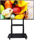 Fernseher, 100 Zoll, Schwarz, TV-Ständer, Sockelhalterung, Mobile Halterung für Großbild, für 40, 80/60, TV-Wagen