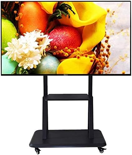 Fernseher, 100 Zoll, Schwarz, TV-Ständer, Sockelhalterung, Mobile Halterung für Großbild, für 40, 80/60, TV-Wagen