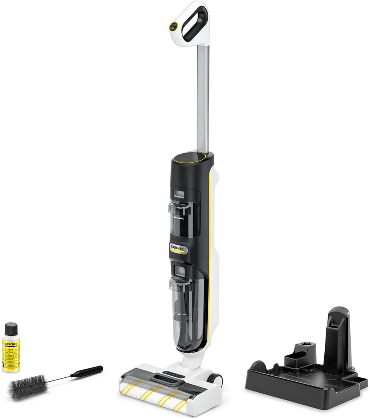 Karcher Nass- & Trockensauger, 200 m, Schwarz, Kärcher Saugwischer FCV 4, kabelloser Saugwischer mit 4 Reinigungsmodi