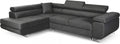 Sofa COMFORTINO FURNITURE, Weiß, Eck mit Schlaffunktion PASTI L-Form, Couch mit Bettkasten, 3-Sitzer Eckcouch, Schlaf für Wohnzimmer