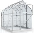 Vitavia Gewächshaus, 5,0 m, 3 mm, Silber/Transparent, Orion 5000', Aluminium eloxiert, Wetterfestes & stabiles Treibh