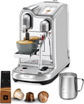 Nespresso Kaffeemaschine, Silber, Creatista Pro von Sage, Edelstahl, Brushed Stainles Steel
