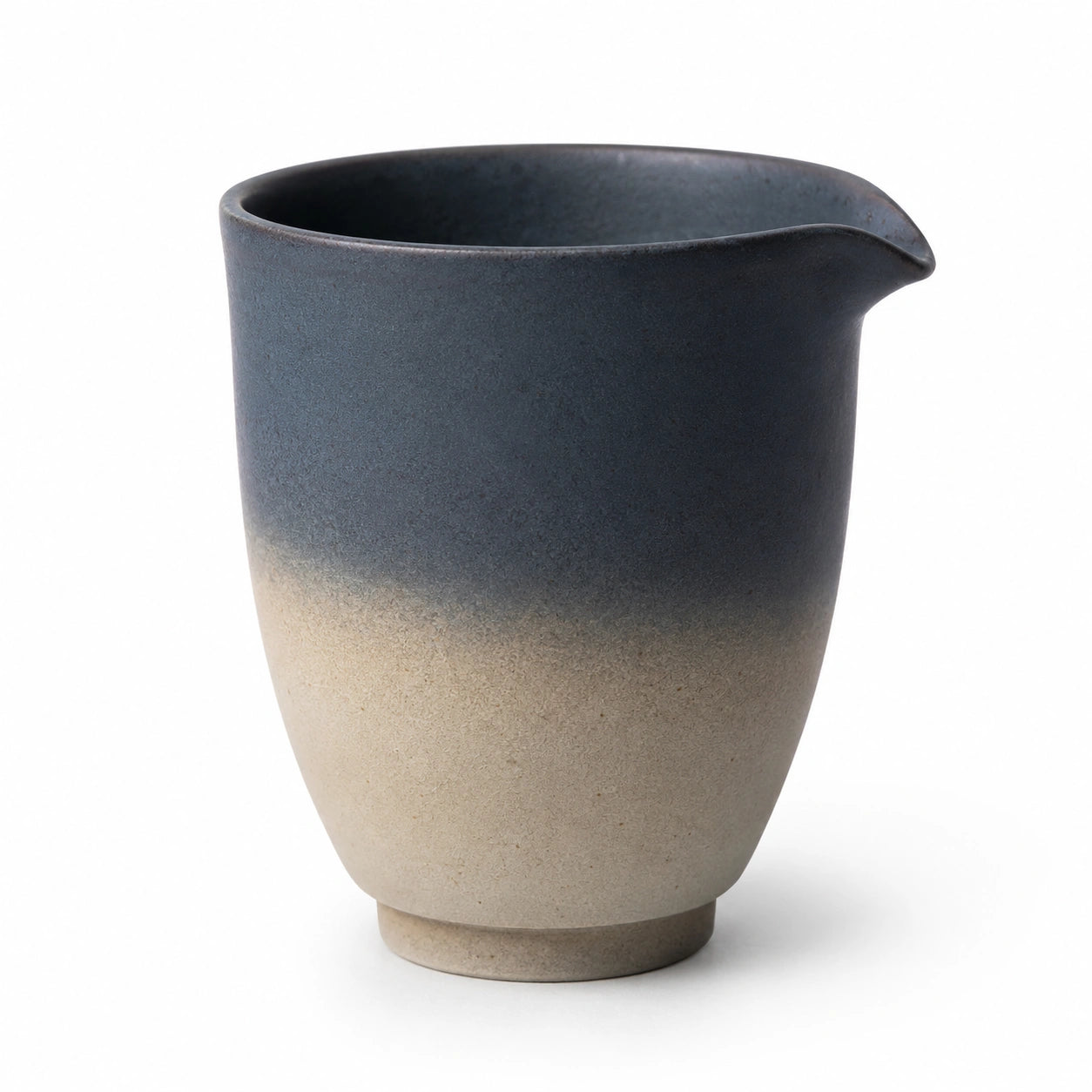 Keramik Gießbecher Blau-Beige 500ml