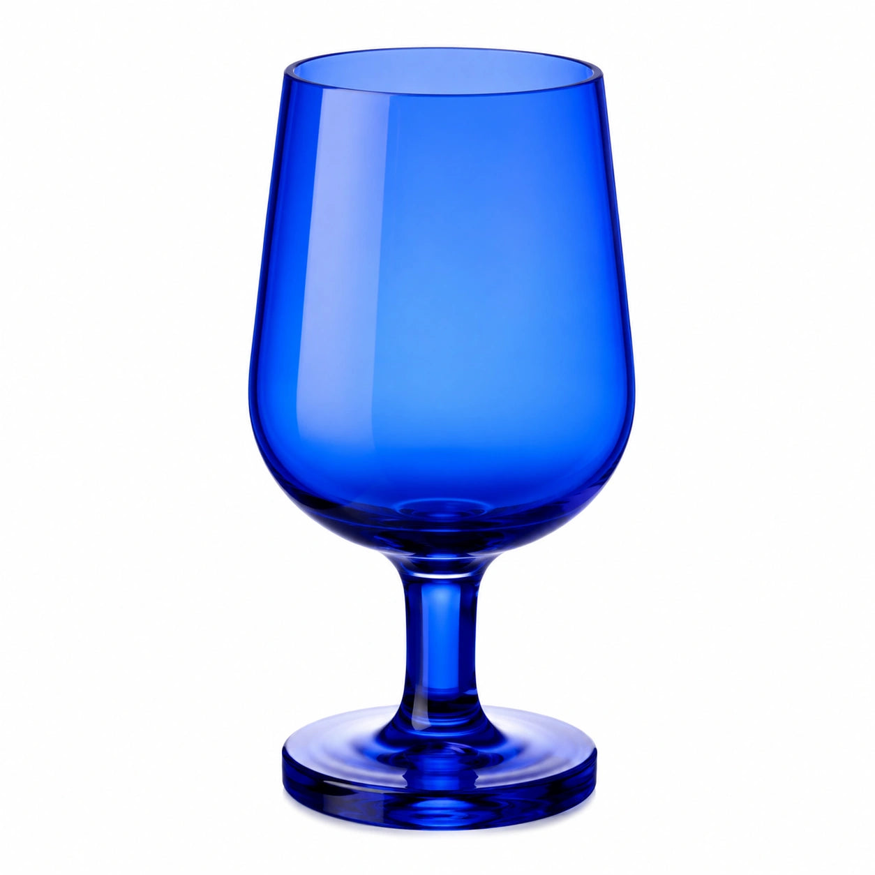 Elegantes Blaues Weinglas 350ml