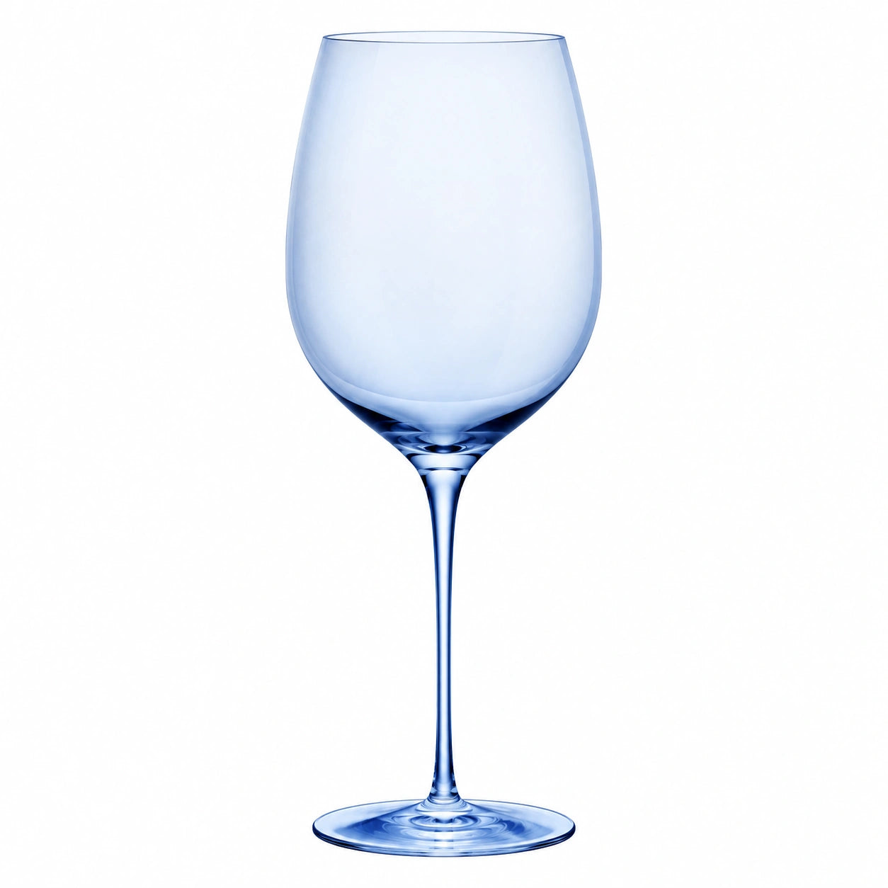 Elegantes Blaues Weinglas 450ml
