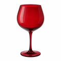 Rotweinglas 400ml - Bauchige Form, Rot