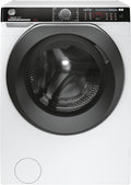 Hoover Waschmaschine, 8 kg, Weiß/Schwarz, H-WASH 500 HWPV 48AMBC/1-S I FRONTLADER I Smarte Bedienung