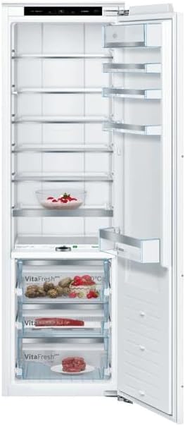 KIF81PFE0 Serie 8 Einbau-Kühlschrank, 177,5 x 56 cm Nische, 289 L, Flachscharnier, Made in Germany, VitaFresh pro 3x längere Frische, LED-Beleuchtung