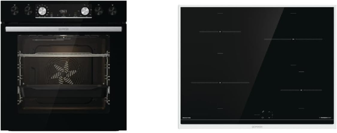 Gorenje Kochfeld, 77 Liter, Schwarz