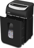 VidaTeco Aktenvernichter, 30 L, Schwarz, für Büro und Homeoffice, 25 Blatt P4 Reisswolf mit 40 Minuten, Kreuzschnitt Papierschredder