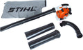 Stihl Laubbläser, Schwarz/Orange, SH 86 C-E Saughäcksler/, Kabelgebunden, Weiß, Schwarz, Orange