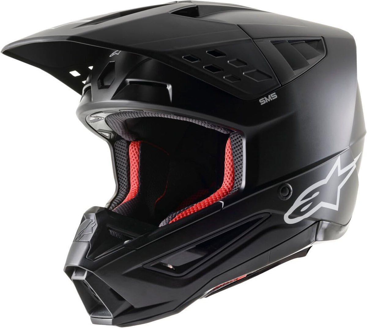 Alpinestars Motocrosshelme, Schwarz, Motocross-Helm S-M5 Gr. L