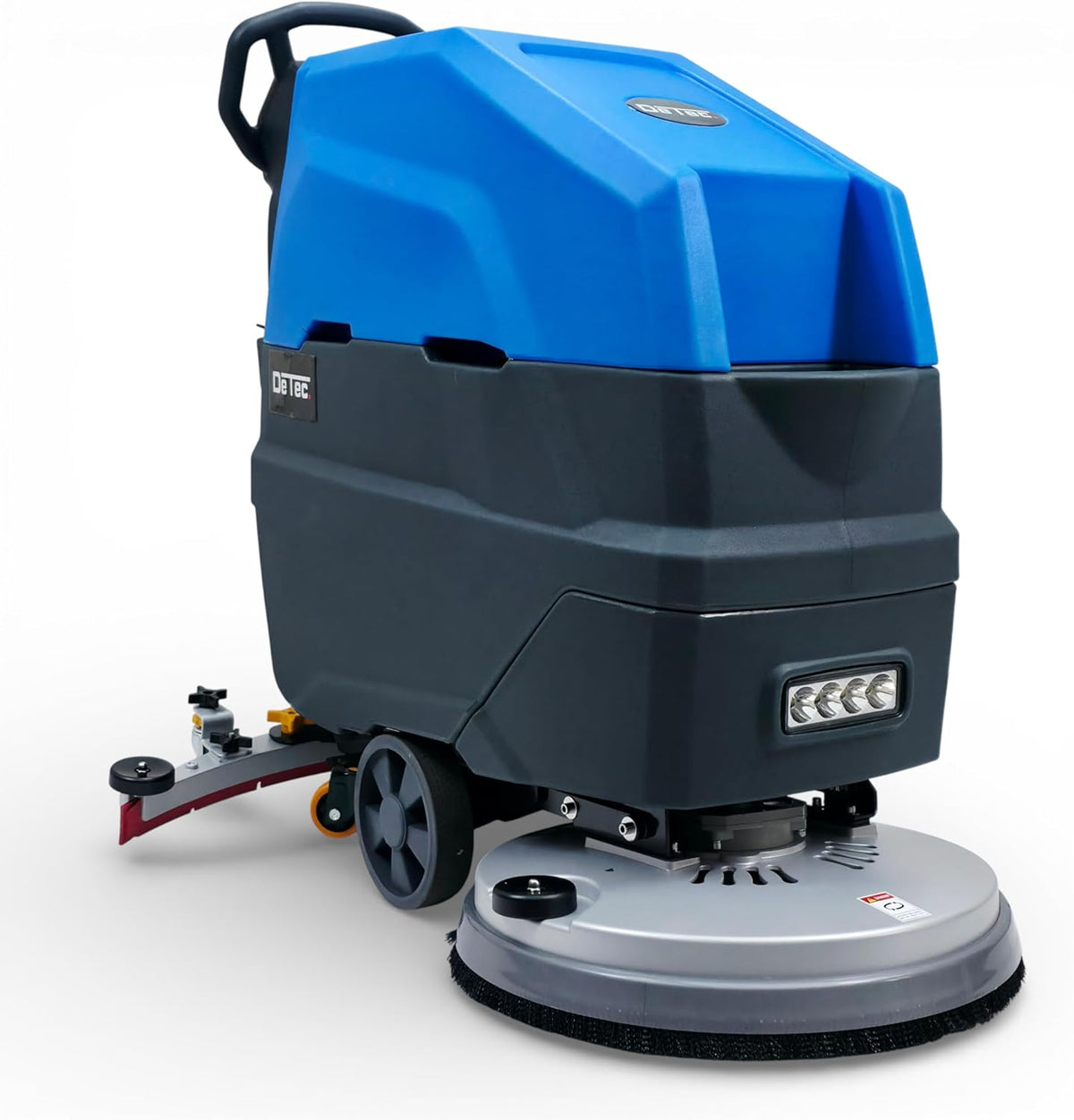 DeTec. Bodenreiniger, 53 cm, 24 V, 55 L, Schwarz, Scheuersaugmaschine DT-FS1, Akku, Arbeitsbreite, Tank