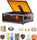 Creality Gravurwerkzeug, 600 mm, 180 W, 20 W, Grau/Orange, Falcon A1 Pro Lasergravierer Kit, Vollständig Geschlossen