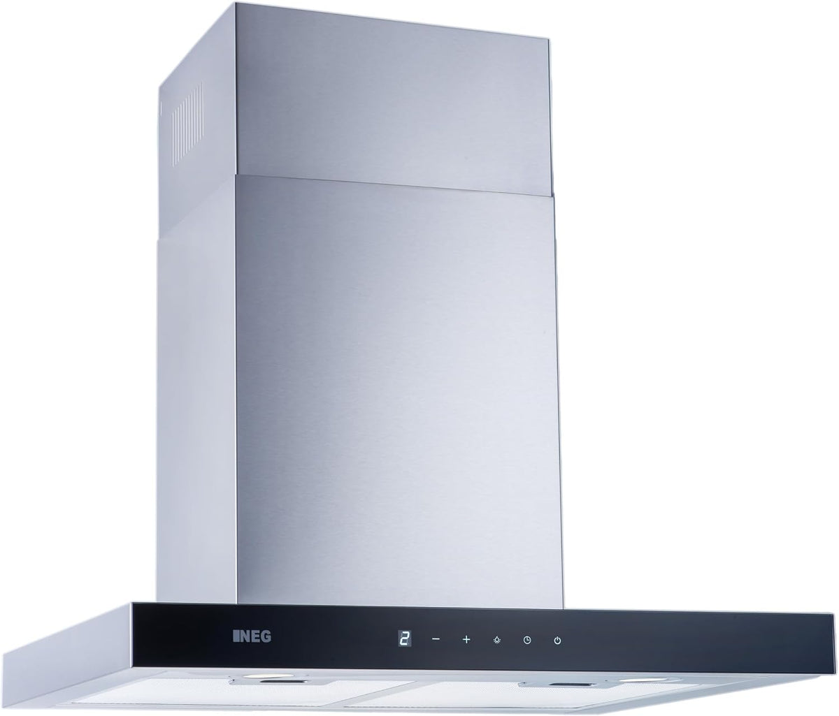 NEG Dunstabzugshaube, 60 cm, Silber, 3660WH2 Wandhaube Edelstahl