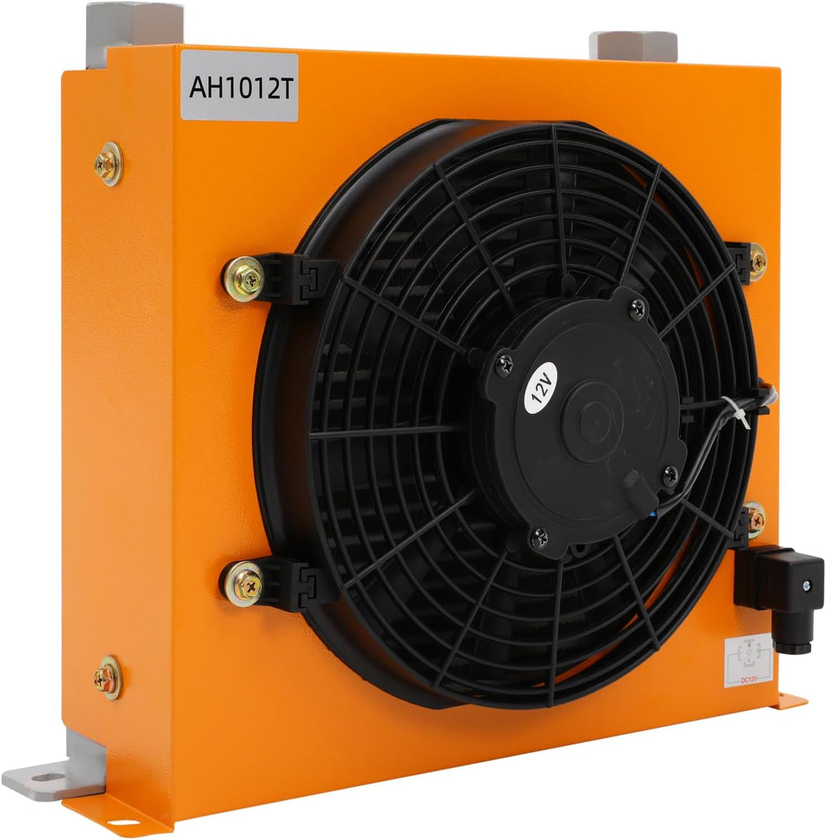 MELAQULY Mobiles Klimagerät, 30–45 dB, 120 W, 120 W, 100 L, Metall, Aluminiumlegierung, Orange/Schwarz
