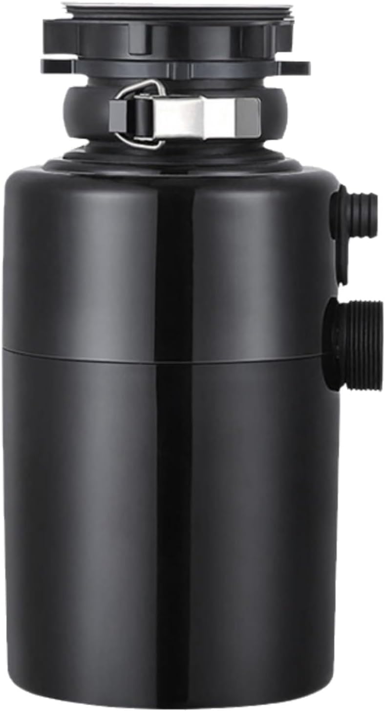 HFDJRWK Müllentsorgungsvorrichtungen, 900 ml, 500 W, Schwarz, Kontinuierliche Zuführung