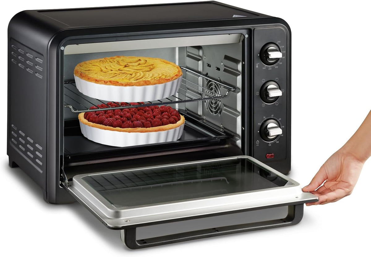 Moulinex Backofen, 33 l, Schwarz/Silber, OX4648 Optimo Mini-Elektro
