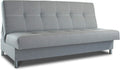 Sofa Sofnet, Grau, 3-Sitzer Schlaf Bella mit Bettkasten (, Inari 91)