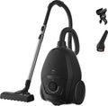 AEG Staubsauger, 64 dB, 750 W, 12 m, Schwarz, mit Beutel, besonders leise, kraftvolle, ergonomischer Handgriff