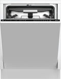Bauknecht Geschirrspüler, 60 cm, 41 dB, Schwarz, BKSV2IAN3C Spülmaschine vollintegriert, Einbau-, 14 Maßgedecke