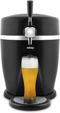H.Koenig Mini-Zapfanlagen, 60 W, 60 W, 5 L, Schwarz/Silber, Wëasy Bierzapfanlage PINT568, Kompatibel mit -Fässern