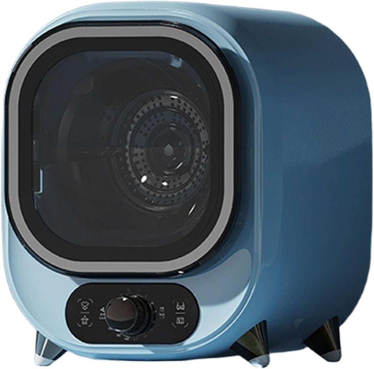 WACLMOTAKE Wäschetrockner, 0,8 kg, 35db, Blau, Kleiner kondensations-, kompakter tragbarer schleudertrockner, max. Belastbarkeit