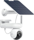 Reolink Überwachungskamera, Weiß/Schwarz, Altas PT Ultra, Erste 4K Solar Aussen Akku mit Daueraufzeichnung, Auto-Tracking