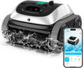 WYBOT Poolroboter, Weiß, C1 mit Akku Intelligente Routenplanung, Vollautomatisch Poolreiniger Boden, Wasserlinie