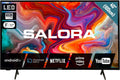 SALORA Fernseher, 40 Zoll, Schwarz, Smart TV, Smart TV, Android mit 40-Zoll Full-HD LED-Display, HDR10 & HLG, WLAN
