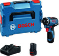 Bosch Professional Akkuschrauber, 3.0 Ah, 12 V, Blau/Schwarz/Rot, System Akku Bohrschrauber GSR -35 HX (inkl. 2x Akku GBA