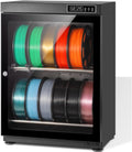 RETRIN 3D-Drucker, 70 L, Grau, Trockenschrank für 3D-Druck, 21 Rollen, luftdichter Metall-Trockenraum, regelbare Luftfeuchtigkeit 15