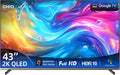 CHiQ Fernseher, 43 Zoll, 108 cm, Schwarz, Smart TV, FHD Smart TV, QLED mit HDR10, Prime Video