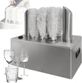Gläserreinigungsmaschine, 1375 W, 1575 W, Edelstahl, Transparent, Elektrische Gewerbe-Gläserspülmaschine