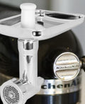 MAAJ Fleischwölfe, Silber, MESSERSCHMIDT FLEISCHWOLF ZU KITCHENAID GRÖSSE 5