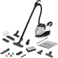 Karcher Dampfreiniger, 4 bar, Weiß/Schwarz, Kärcher Dampfsauger SV 7, Dampfdruck:, Aufheizzeit: 5 min, Saug- und Dampfmengenregulierung
