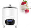 LMgalxion Joghurtbereiter, 12l, 8l, Silber/Weiß, Automatisch Für Selbstgemachten Joghurt, / Edelstahl Fermenter Mit 360° Konstanttemperatur