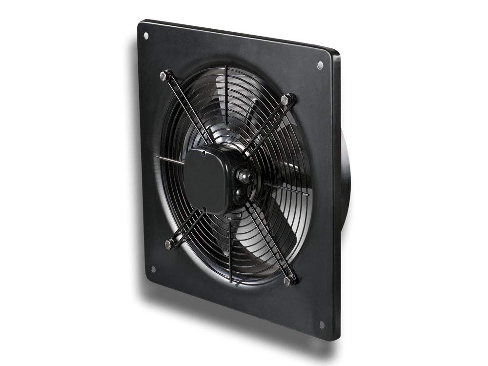 K-TECH-PRO Badlüfter, Schwarz, Axialventilator Industrieventilator Einbauventilator