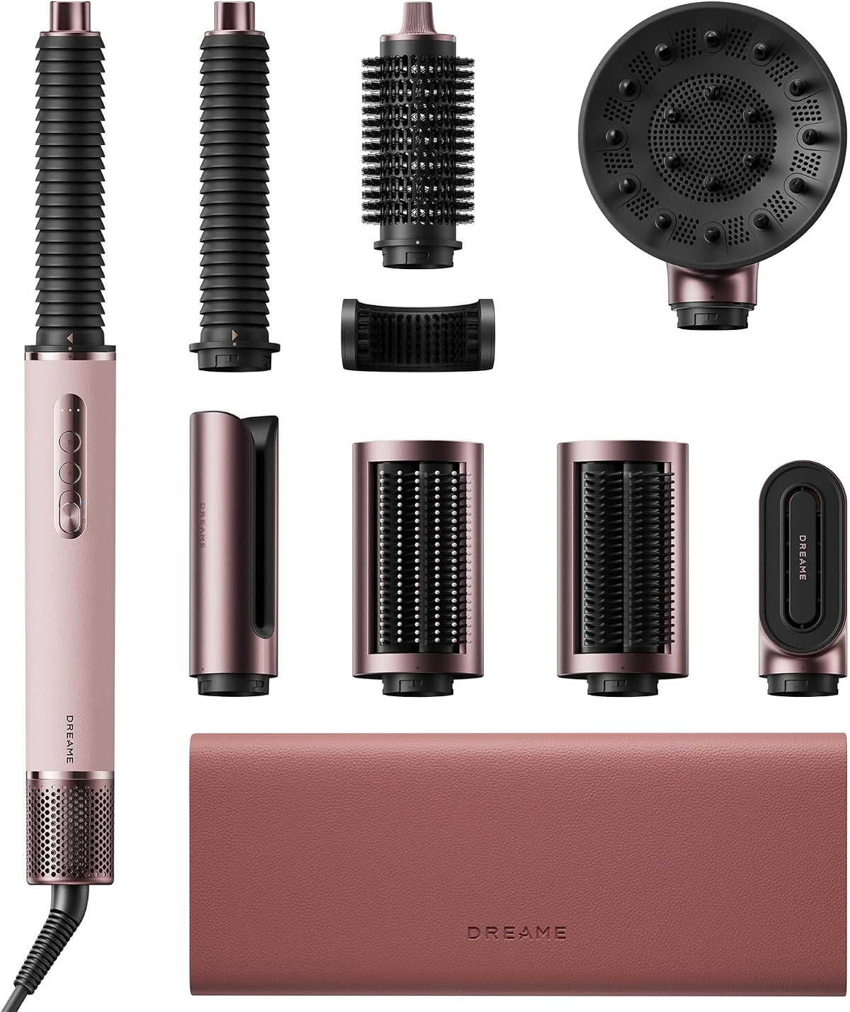 dreame Multistyler, Schwarz, AirStyle Era 2 Multi-Styler, 8-in-1-Airflow-Styling, Schnelles Trocknen, Glätten, Locken und Volumen
