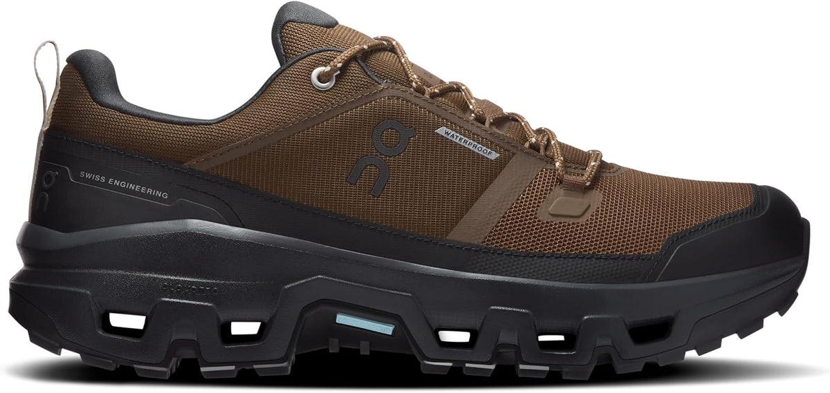 On Wanderschuhe, Grau, Herren Cloudrock Low WaterproofSneaker