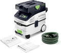 Festool Dunstabzugshaube, Schwarz/Weiß/Grün, CTL MIDI I AC Absaugmobil CLEANTEC, AUTOCLEAN, Bluetooth, Automatik-Steckdose