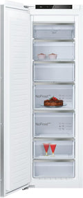 NEFF Gefrierschrank, 177,5 x 56 cm, 212 l, Weiß, GI7813CE0, vollintegrierbarer Einbau-, Nutzinhalt gesamt:, N 70