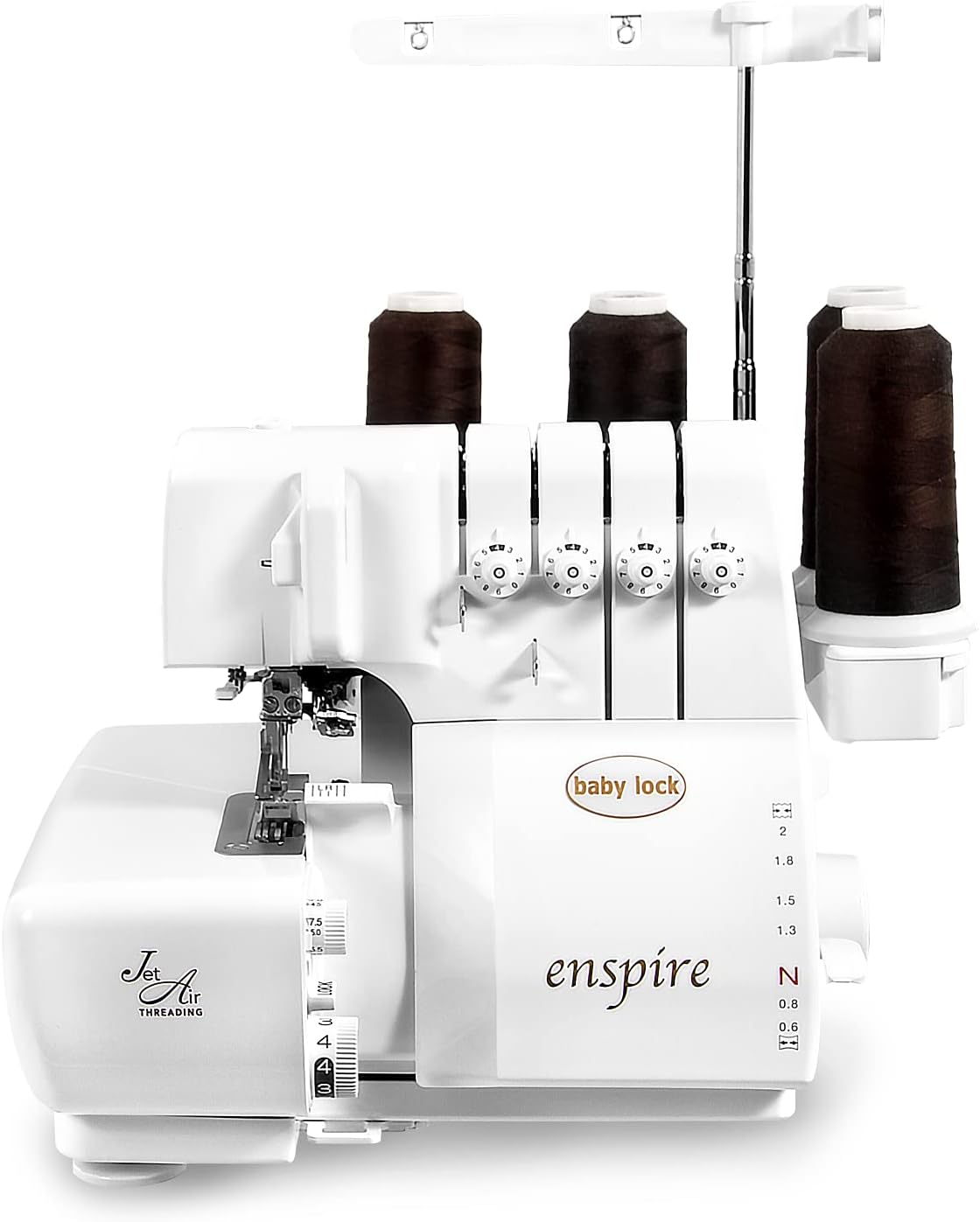 Baby Lock Overlock-Nähmaschinen, Schwarz, Enspire (BLE1EX) Over Nähmaschine