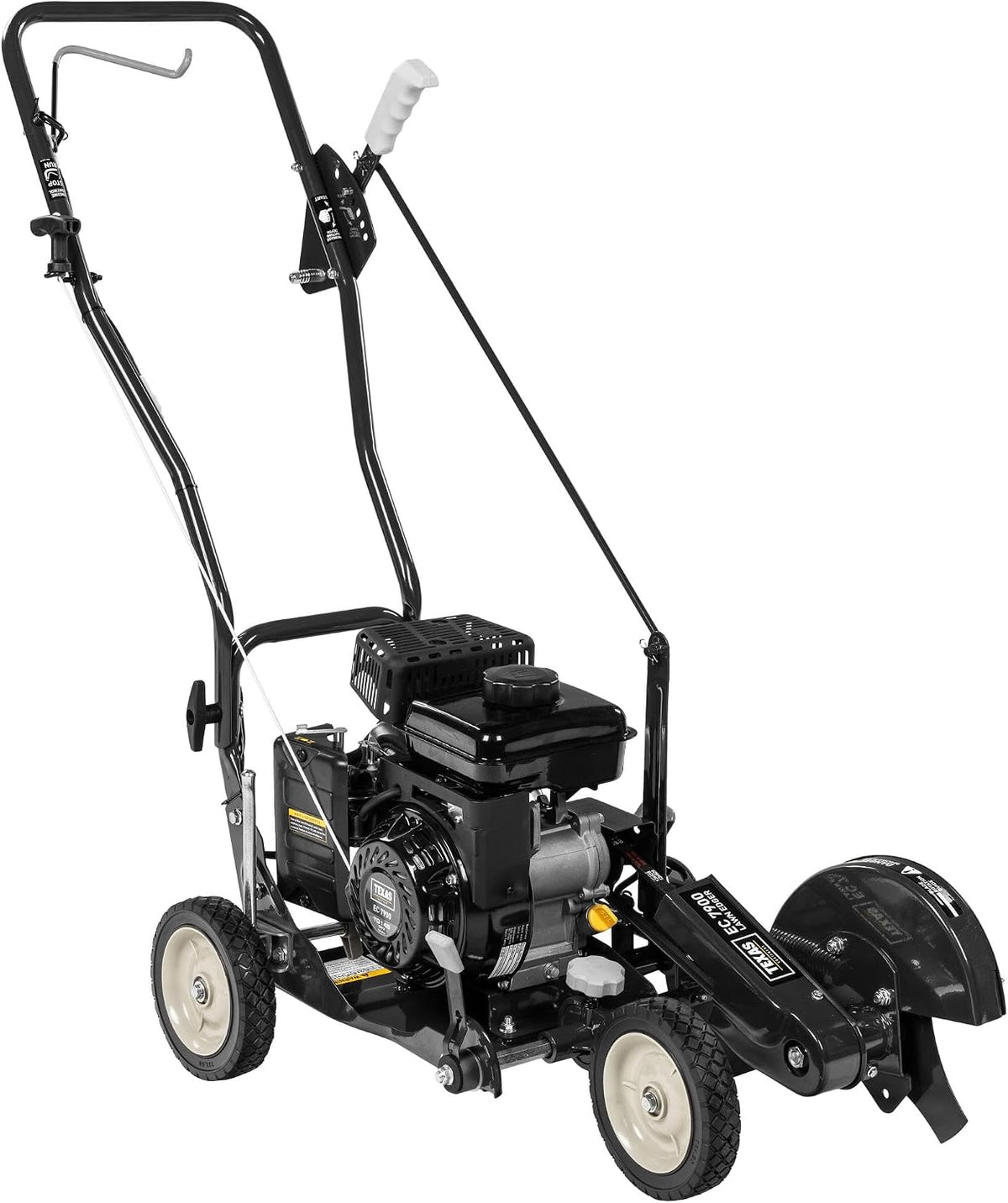 Texas Motorhacken, 79,5 cm, 65 mm, Schwarz/Silber, EC7900 Profi Benzin Rasenkantenschneider (4-Takt Benzinmotor