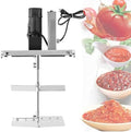 SBCGFY Standmixer, 40 l, Silber, Gewerblicher elektrischer Küchenmixer, Edelstahl- mit doppelwandigem Rührwerk und Schaber