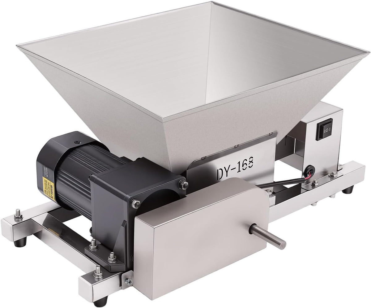 KLOOLIVE Elektrische Getreidemühlen, 52x30x38 cm, 220 V, 20 kg, 4μF, Rostfreier Stahl, Kunststoff, Kupfer, Kupfer