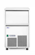 HENDI Eiswürfelmaschine, 635 mm, 22 kg, 230 V, 260 W, Silber, Arktic, mit Eisschaufel, Wasserfilter und Ablaufschlauch